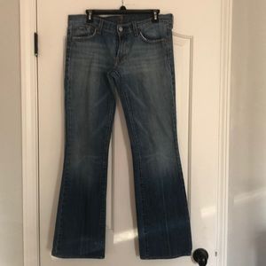 Boot cut jeans